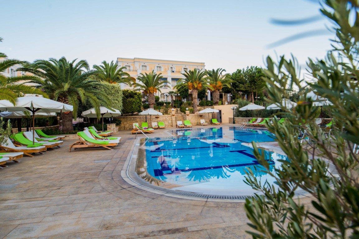 Pool at Crithoni’s Paradise Hotel